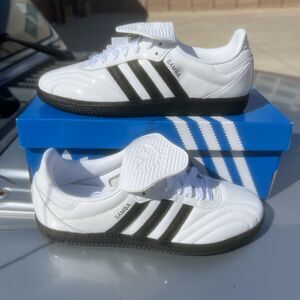 Adidas Originals Samba LT White Black Lifestyle Women Shoes Rare JI2706 Sz 7.5